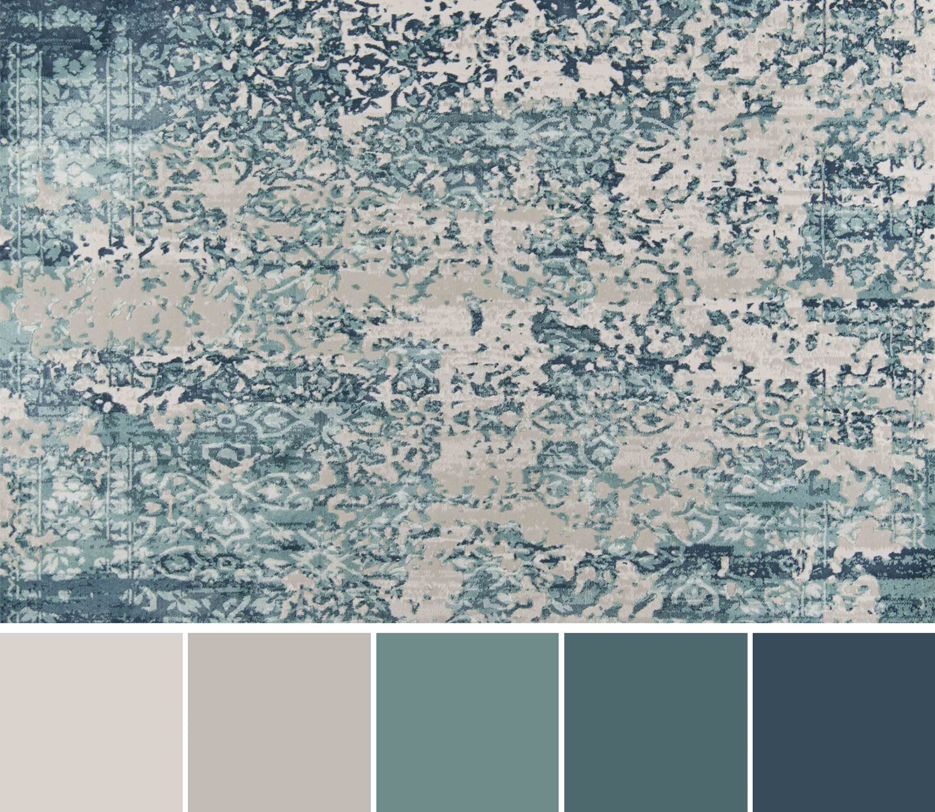 ECARPET Delphine Tapis pour Salon, Chambre, Salle A Manger, Entrée, Couloir et Plus Encore.