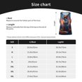 thumbnail image 4 of KLL Starry Sky Meditating Fox Print Men's Muscle Gym Workout Stringer Tank Tops Bodybuilding Fitness T-Shirts Tank Tops Men-Large, 4 of 7
