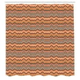 thumbnail image 3 of Ambesonne Colorful Shower Curtain, Chevron Zig Zag, 69"Wx75"L, Multicolor, 3 of 5