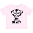 thumbnail image 3 of Inktastic Handpicked for Earth By My Tio in Heaven with Angel Wings Boys or Girls Toddler T-Shirt, 3 of 5