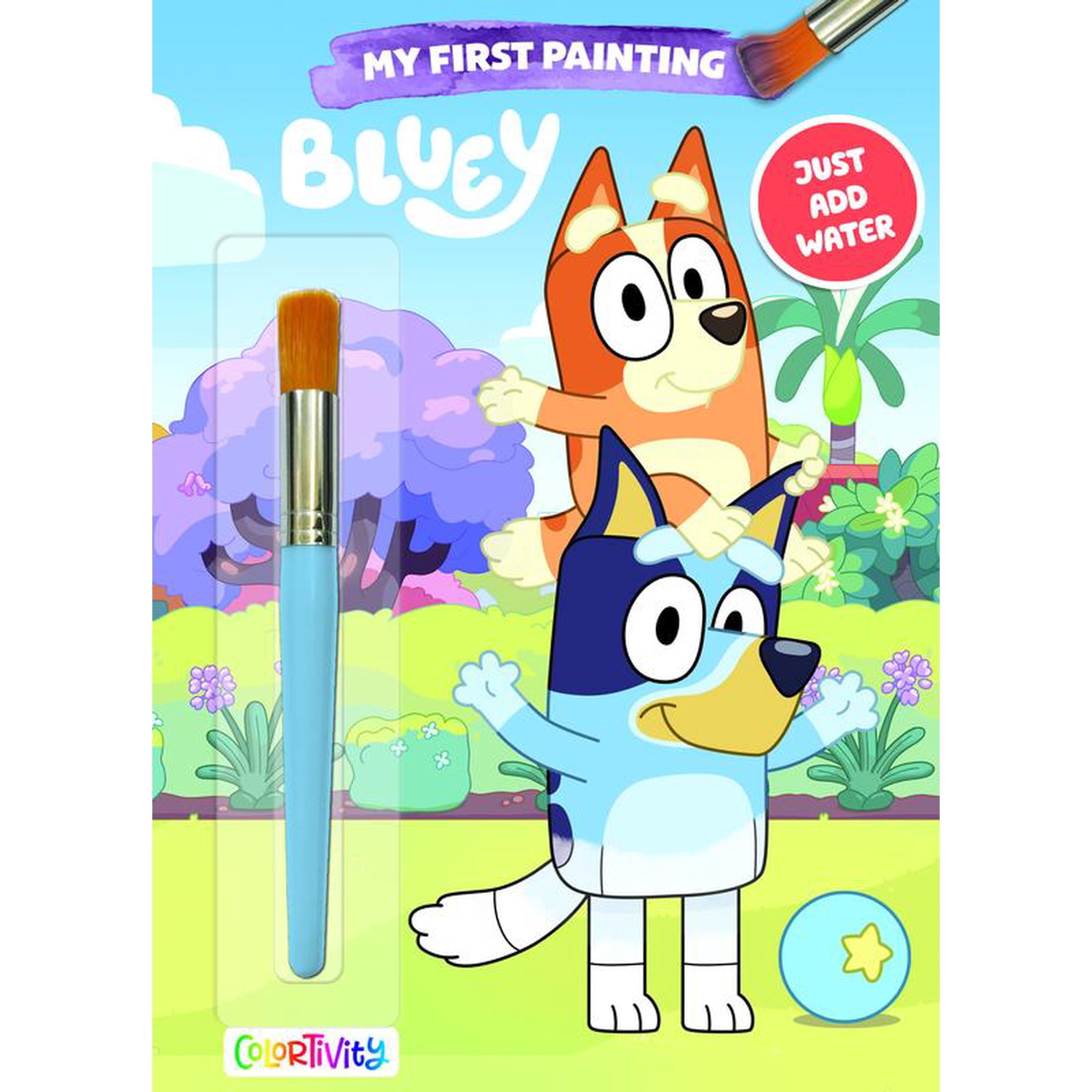 Bluey Colortivity: My First Painting (Paperback)