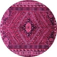 thumbnail image 1 of Ahgly Company Indoor Round Persian Pink Traditional Area Rugs, 7' Round, 1 of 4