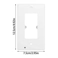 thumbnail image 2 of WUSUOWEI 1PC Wall Plate Night Light,GuideLight,Wall Plate,Soft Gentle Light Effect,Rectangular Hole,Handy Installation,Compact Practical Structure for Daily Home Use,Bedroom,Hallway and Rest Space, 2 of 6
