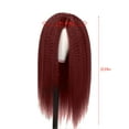 thumbnail image 4 of Xihbxyly Peluca Larga de Pelo Sintético Natural con Volumen, Red Interior Ajustable y Cómoda, Diseño Suave y Transpirable, Ideal para Uso Diario, Fiestas, Cosplay, Accesorio de Moda para Mujer, Vario, 4 of 7