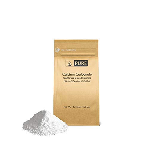 Pure Calcium Carbonate Powder (1 lb), EcoFriendly Packaging, Dietary
