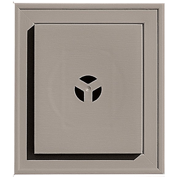 Bloque de montaje Builders Edge 130110002008 Squared Clay