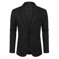 thumbnail image 5 of COOFANDY Mens Slim Fit Premium Stylish Suit Coat Jacket Modern Business Blazers, 5 of 6