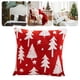 thumbnail image 5 of Funda Almohada para Festival Cojín Navideña (árbol Navidad) Rojo, 5 of 9