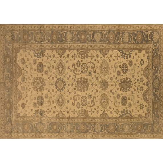 Ahgly Company Indoor Rectangle Oriental Brown Traditional Area Rugs, 4' x 6'