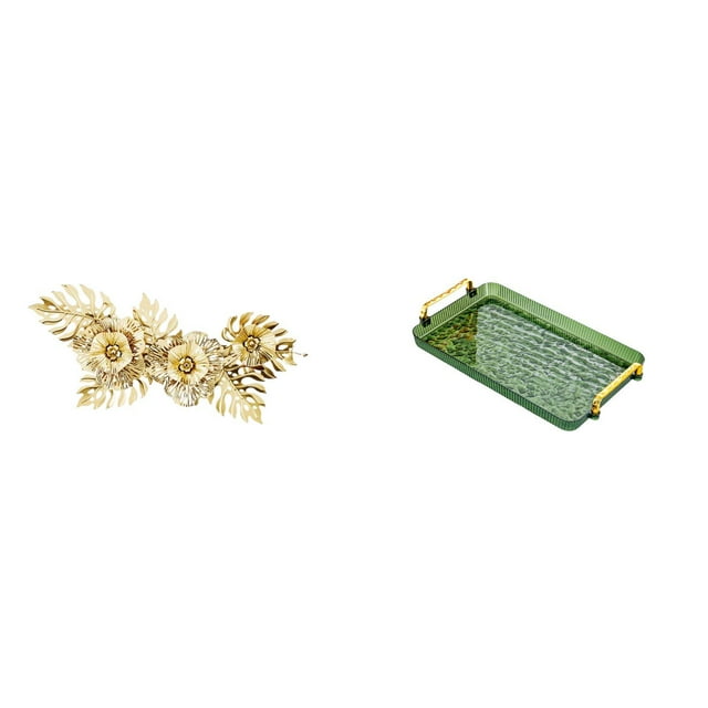 Arte de pared colgante,Decoración de pared de metal,colgante nórdico de hierro de lujo,Arte mural de metal moderno y creativo,regalo decorativo,Bandeja para servir,Bandeja rectangular para