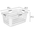 thumbnail image 2 of Sterilite 71L Ultra™ Laundry Basket- White, 2 of 10