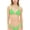 Kelly Green, variant on Women's Isla Triangle Bikini Top - Back Tie Closure, Removable Padding, Women's Swimsuit Top (Hot Pink, D)