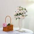 thumbnail image 7 of RYDCOT Wedding Simulated Flower Bouquet, Artificial Silk Flower Tabletop Decoration for Festival New Year Party, Handheld Flower Road Guide Wall Artificial Flower (1Pcs), 7 of 7