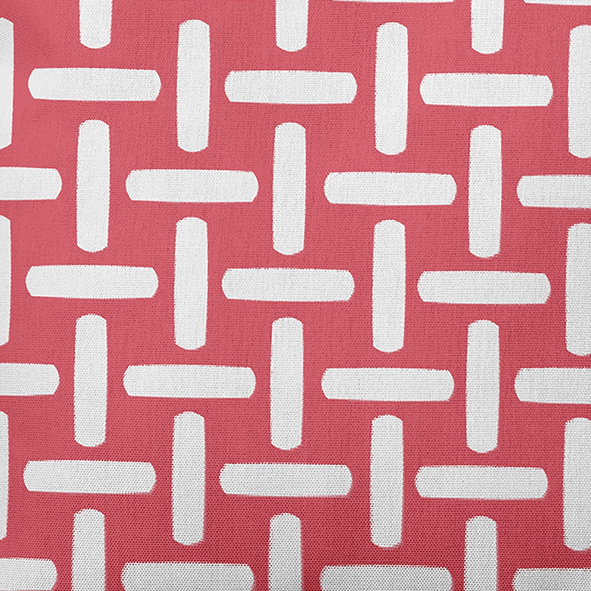 Simply Daisy 16" x 16" Geometric Decorative Outdoor Pillow, Pink|Orange (1 count)