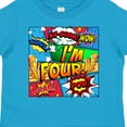 thumbnail image 4 of Inktastic I'm Four Comic Book Boys or Girls Toddler T-Shirt, 4 of 5