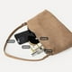 thumbnail image 3 of Bolso Vintage para Mujer Hombro Ante Sintético Con Cierre Hobo Elegante, 3 of 9