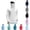 White, variant on LTTVQM Mens Sun Protection Fishing Shirts UPF 50 Long Sleeve Hoodie with Face Mask UV Rash Guard Lightweight Quick Dry Hiking Shirt White XL