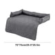 thumbnail image 3 of Cama ortopédica para mascotas | Colchoneta de espuma viscoelástica con base antideslizante | 73 x 73 cm, opciones en gris, caqui y café | Soporte para articulaciones de perros, 3 of 6