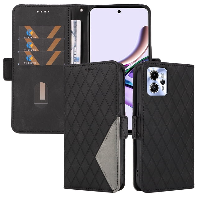 Compatible with Motorola Moto G53 5G PU Leather Wallet Case with Card Holder Magnetic Closure Cover