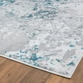 thumbnail image 5 of Luxe Weavers Modern Abstract Design Turquoise 8x10 Area Rug for Bedroom or Living Room, 5 of 9