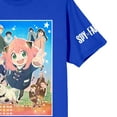 thumbnail image 3 of Spy X Family Group Key Art Crew Neck Short Sleeve Women's Royal Blue T-shirt-3XL, 3 of 7