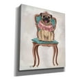 thumbnail image 2 of Epic Graffiti 'Pug Princess on Chair' by Fab Funky, Canvas Wall Art, 26"x30", 2 of 3