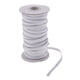 thumbnail image 4 of 1 rollo de cordón elástico, banda de costura elástica plana para ropa, pantalones, costura, blanco Hugo Costura con banda elástica, 4 of 10