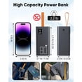thumbnail image 4 of 80000mAh Portable Charger Power Bank High Capacity, Fast Charging 30W PD USB C Battery Pack, 5 Output & 2 Input Large Battery Bank with LED Display &, 4 of 9