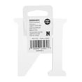 thumbnail image 6 of (3 pack) Cousin DIY 3" White Wood Letter N, 6 of 9