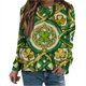 thumbnail image 2 of Uootdi Oversized St Patricks Day Sweatshirts for Women Irish Saint Pattys Shamrock Crewneck Long Sleeve Shirts Holiday Trendy Pullover Tops Gift, 2 of 7