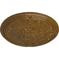 thumbnail image 3 of Ekena Millwork 26 1/4"OD x 3 1/4"P Athens Ceiling Medallion (Fits Canopies up to 3 5/8"), Hand-Painted Smokey Topaz Crackle, 3 of 5