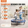 thumbnail image 2 of 36 Foldable Kids Trampoline for Toddlers - IndoorOutdoor Bounce Mat with Safety Pad, 2 of 10