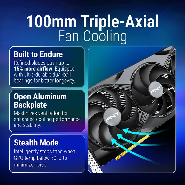 PNY GeForce RTX 5080 OC 16GB 256-Bit GDDR7 DLSS 4 PCI Express 5.0