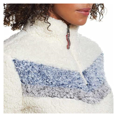 thumbnail image 4 of Weatherproof Womens Cozy Pullover Size-X-Large Color-Chevron/Cream, 4 of 4