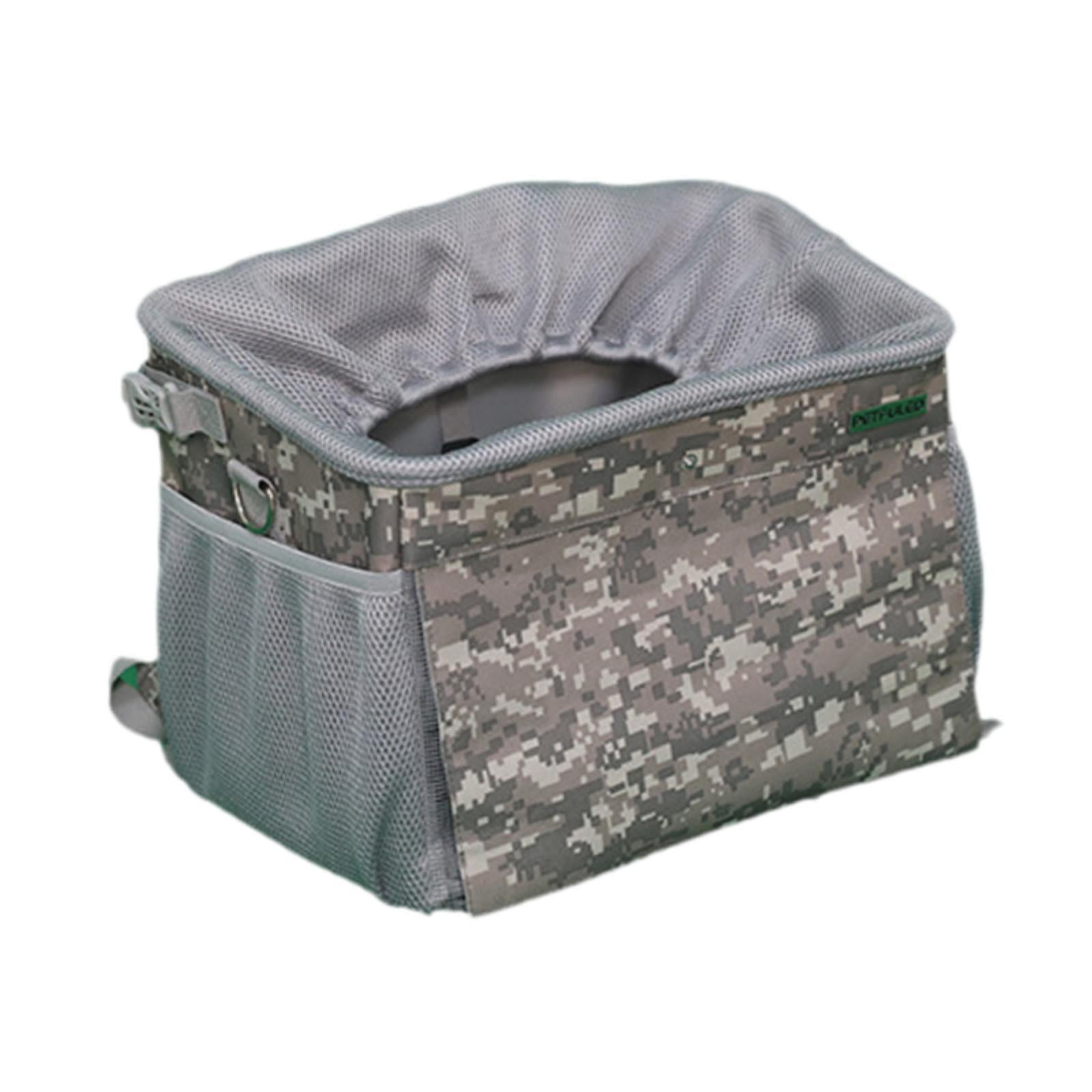 Bvdfgk Dog Bike Basket Ventilated Dog Backpack Carrier Camping Biking Dog Bag Large Dog