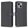 thumbnail image 2 of Compatible with iPhone 14 Plus Premium PU Leather Wallet Case with 9 Card Slots Zipper Pocket and Hand Strap, 2 of 5
