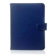 Book Style Litch Pu Leather Case Cover for 6" ebook Reader Case Cover for Sony/kobo/Pocketbook/Nook/tolino 6inch ebook
