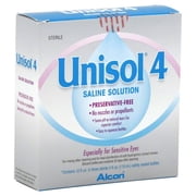 Alcon Unisol 4 Saline Solution, 4 Fl. Oz., 3 Pack