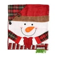 Furniture Pads Christmas Chair Back Santa Snowman Xmas Dinner Chairs