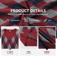 thumbnail image 6 of Iceglad Men's Argyle Sweater Vest V-Neck Classic Knit Sleeveless Pullover Preppy Golf Vest for Fall Winter, 6 of 8