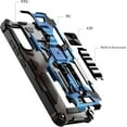 thumbnail image 6 of Camo Case for Samsung Galaxy Note20 Ultra (Not Note 20) with Kickstand, Rugged Outdoor Military Grade Shockproof Phone Case for Samsung Galaxy Note 20 Ultra Camouflage Blue, 6 of 12