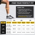 thumbnail image 3 of CAMBIVO Compression Socks for Men and Women, 2 Pairs Knee-High Support Stockings 15-20 mmHg for Nurses, Running, Travel, White XXL, 3 of 9