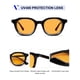 thumbnail image 3 of Gafas de Sol Retro Redondas VANLINKER VL9829 46 mm UV400 Naranja, 3 of 5