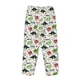 thumbnail image 5 of Goofa Dinosaur Printed Soft Pajama Pants for Women, Wide Leg Comfy Casual Lounge Yoga Pants-Small, 5 of 9