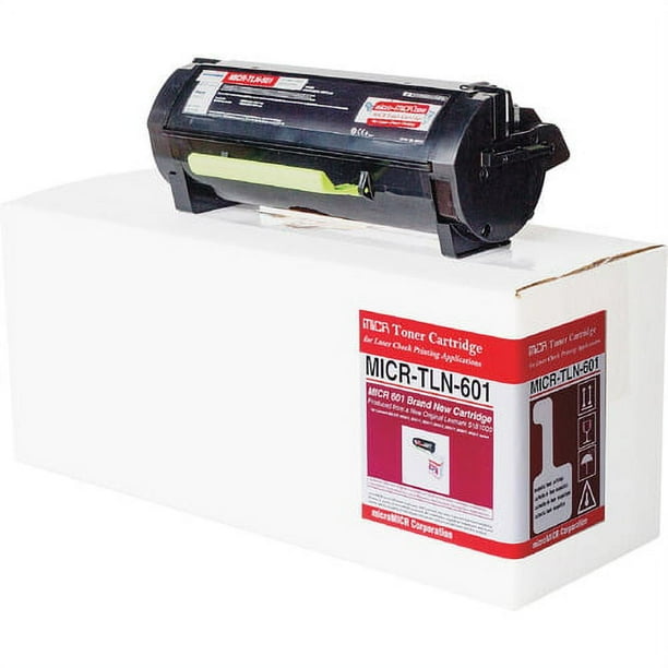 microMICR TLN-601 MICR Laser Toner Cartridge - Alternative for Lexmark 51B1000 - Black - 1 Each - 8500 Pages microMICR TLN-601 MICR Laser Toner Cartridge - Alternative for Lexmark 51B1000 - Black - 1 Each - 8500 Pages