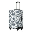 thumbnail image 2 of Uemuo Chicken And Fish Printed Washable Luggage Cover - Fashion Suitcase Protector Fits 18-32 Inch Luggage -Large, 2 of 9