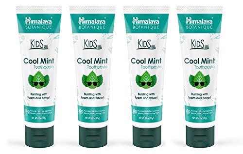 Himalaya Botanique Kids Toothpaste, Cool Mint Flavor To Reduce Plaque ...