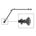 thumbnail image 2 of Maurice 13/16 inch Corner Window Curtain Rod 120-170" - Black, 2 of 3