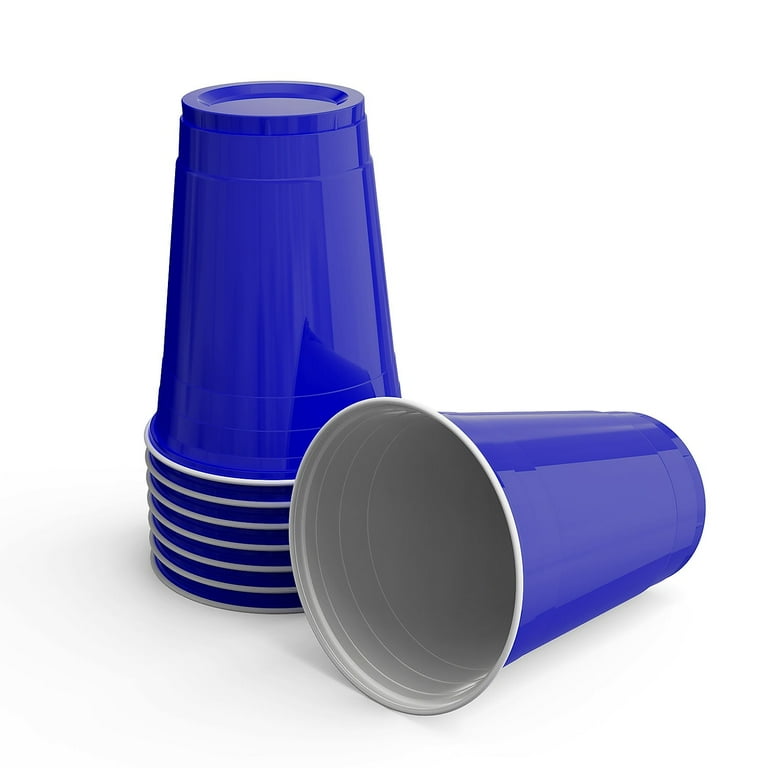 Plastic Cold Cups, 16 oz, Blue, 50/Pack Plastic Cold Cups, 16 oz, Blue, 50/Pack