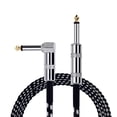 thumbnail image 1 of Cable de Instrumento de 3 metros, Cable de la Guitarra, Guitar Cable Audio para Amplificador de Pote, 1 of 7